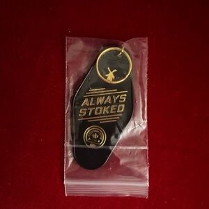 Always Stoked Dutch Bros Keychain